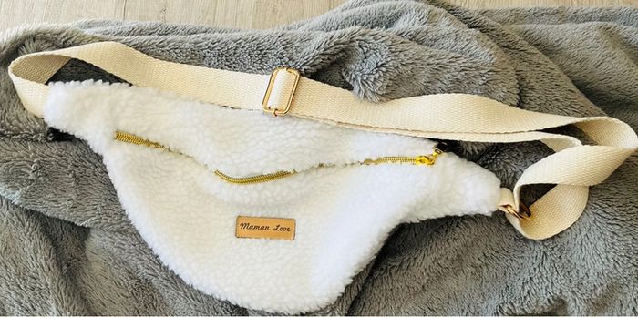 Sac banane neuf femme « maman love » création française - photo numéro 4