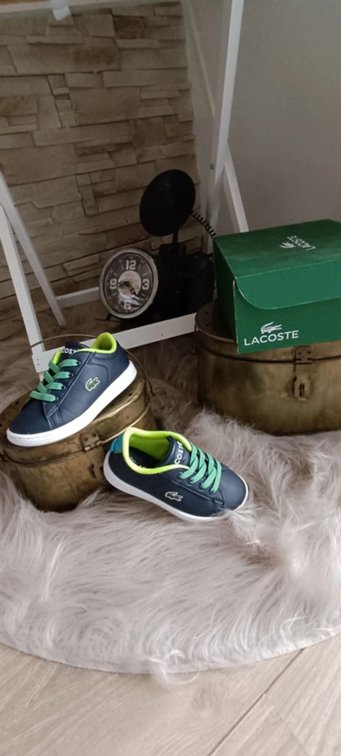 basket cuir lacoste 22 - photo numéro 4