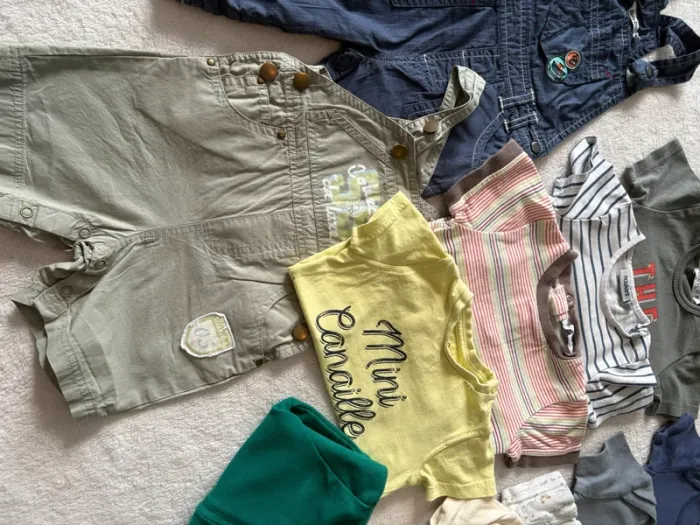 Lot vêtements bébé ETE garçon – Taille 6 mois – Marques variées - photo numéro 4