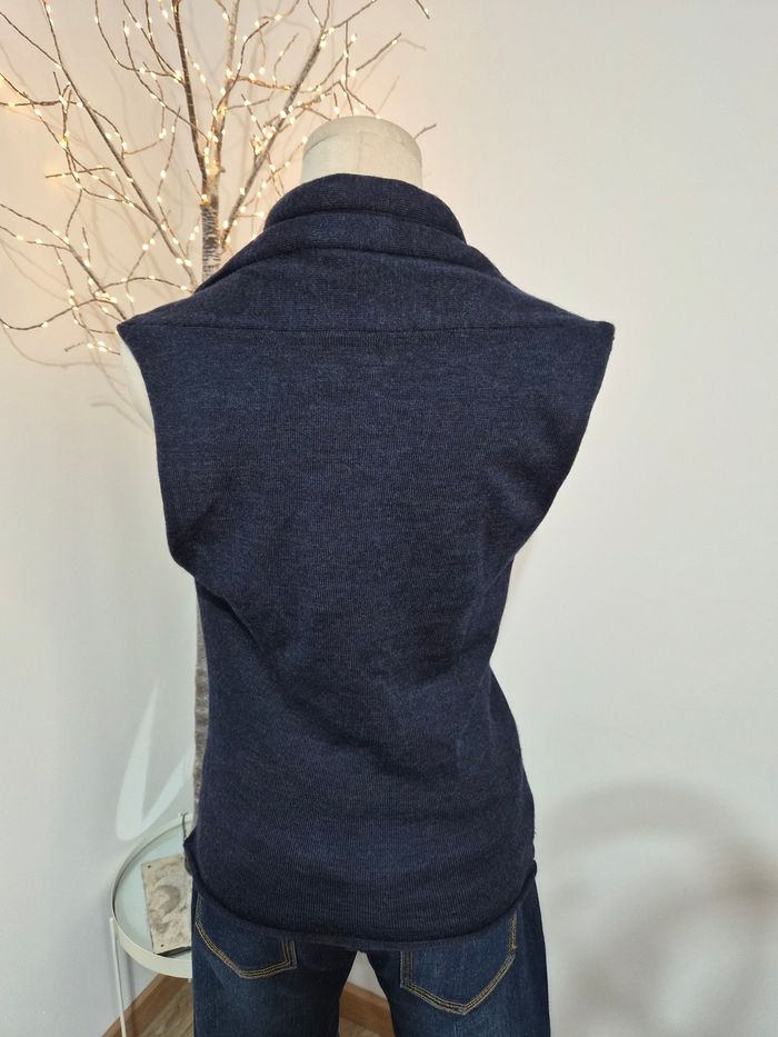 Pull sans manches Clemente – 100% Laine Mérinos Luigi Botto – T0 (XS/S) - photo numéro 4