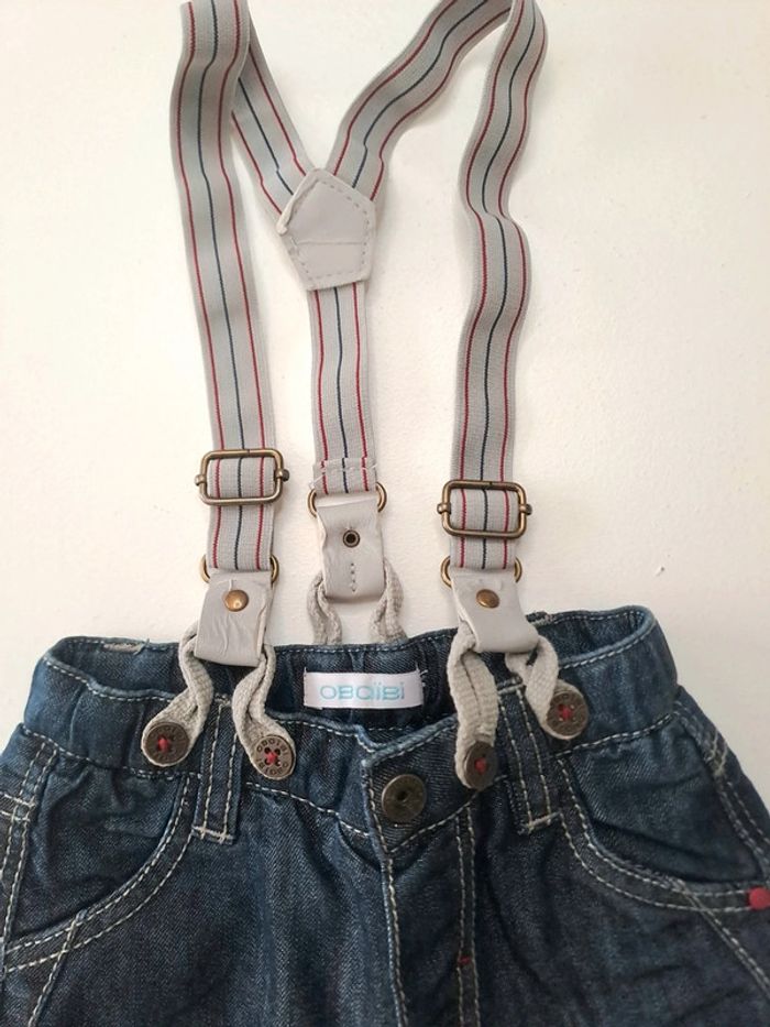 Jean à bretelles 12 mois - photo numéro 4