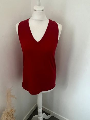 Top débardeur rouge The Kooples S