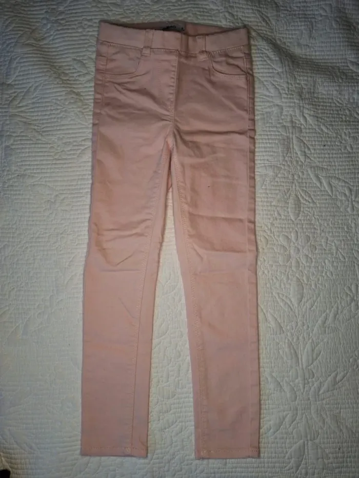 Pantalon rose clair pastel gemo taille 4 ans - photo numéro 2