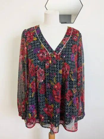 Blouse fleurie T38 : Promod