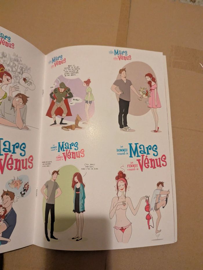 Cahier de vacances qui se joue à deux ! Les hommes viennent de mars et les femmes de vénus - photo numéro 3