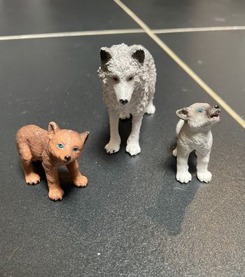 Figurines Schleich - Famille de Loups