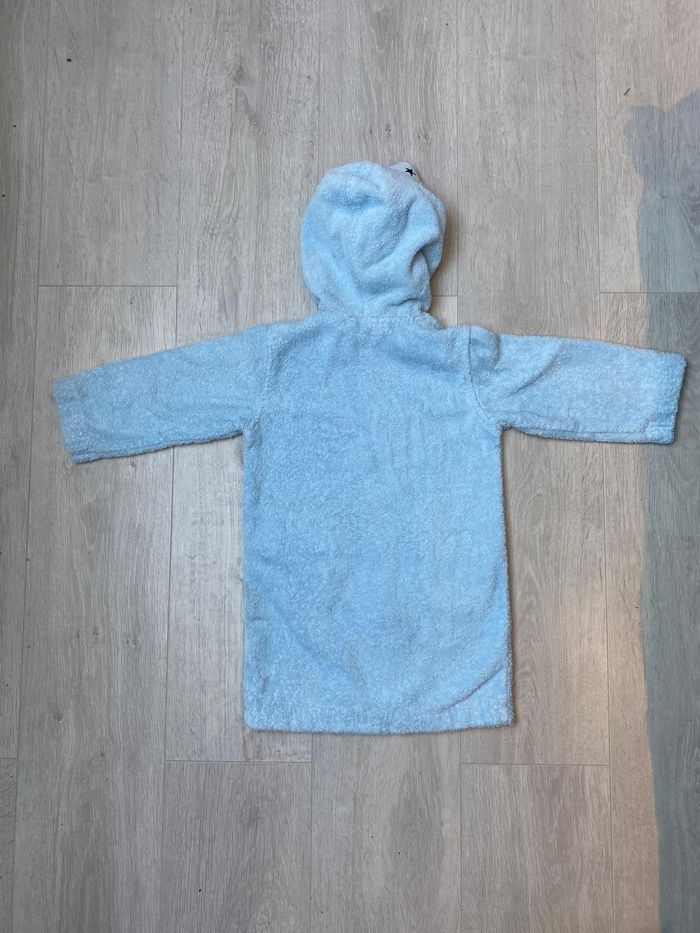 Peignoir garçon 2-4 ans avec capuche fermeture éclair - photo numéro 2