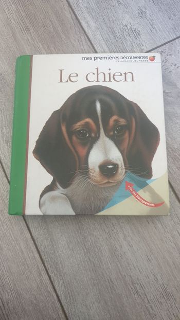Livre imagier le chien