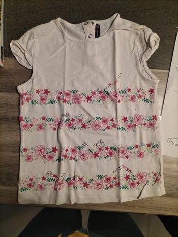 T shirt fleurs