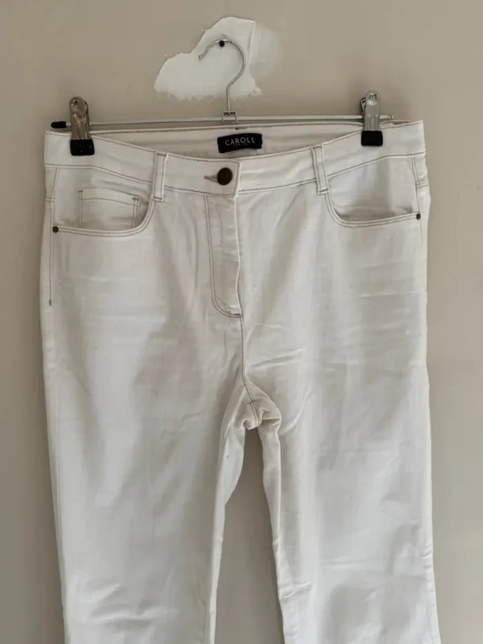 Pantalon blanc Caroll - photo numéro 4