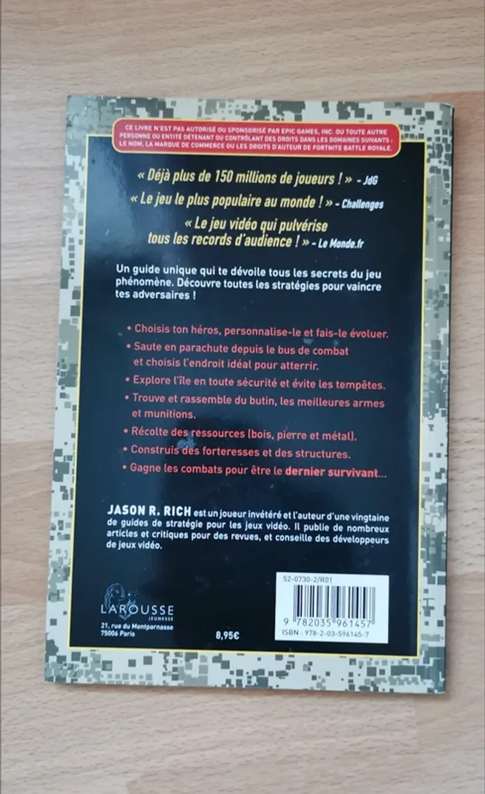 Livre Fortnite battle royale - photo numéro 2