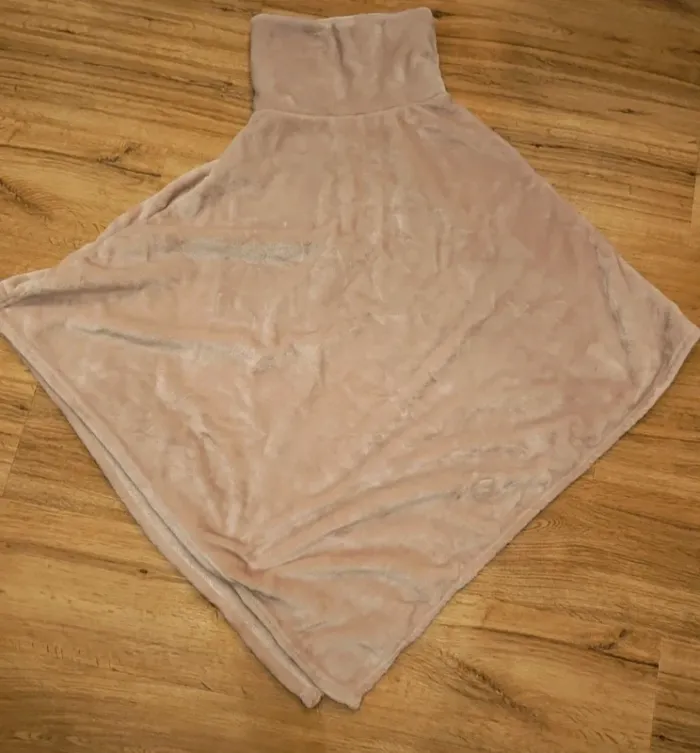 Poncho femme en polaire