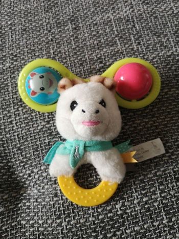 Lot de 2 hochets Sophie la girafe