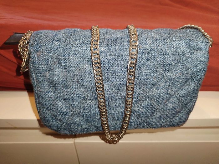 Sac à main bleu jean - photo numéro 10