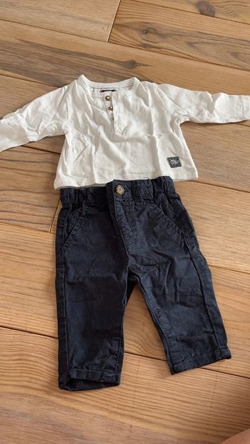 Ensemble pantalon t-shirt manche longue