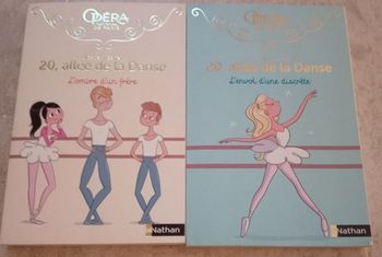 Lot de 2 livres d'aventures de petits rats. 