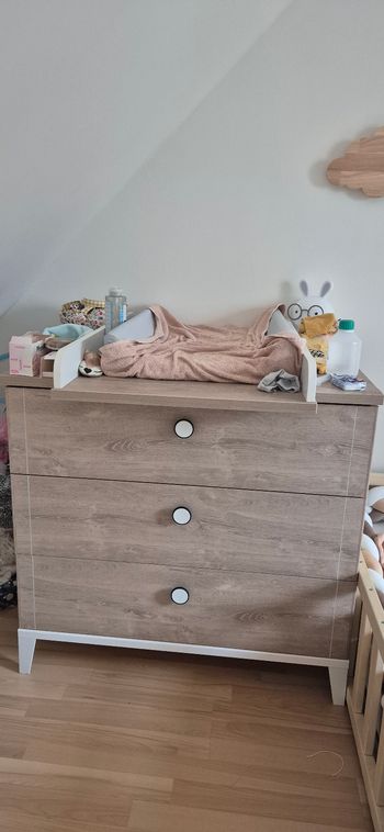 Ensemble lit + commode