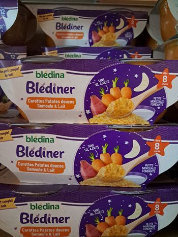 Lot Bledina soir 8 mois