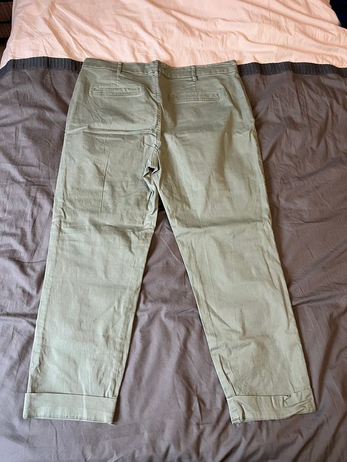 Pantalon vert taille 44 Camaïeu - photo numéro 4