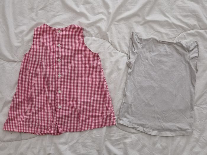 Lot 1 robe + 1 Tee-shirt, Taille 2 ans - photo numéro 2