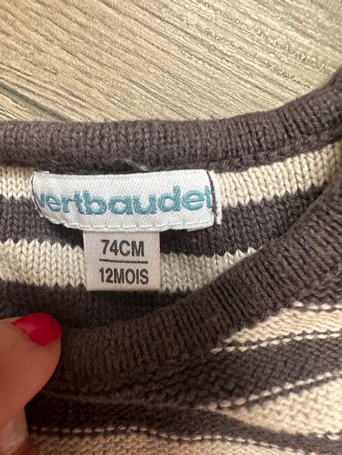 Pull vertbaudet 12 mois - photo numéro 2
