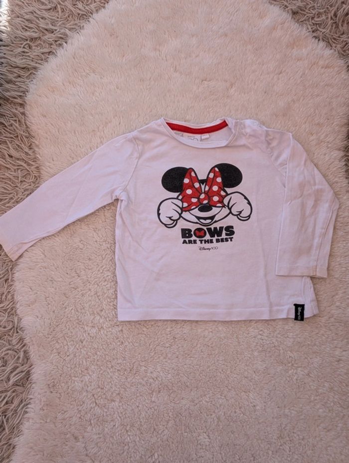 Tee-shirt manches longues fille 12 mois