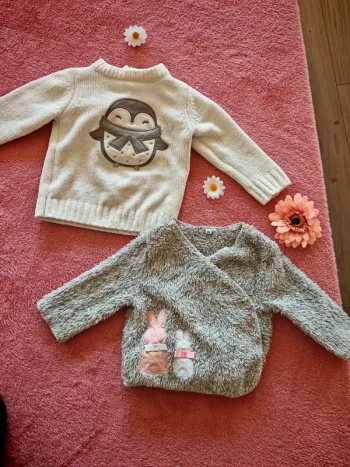 Lot deux pull tout chaud 6 mois