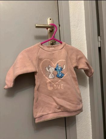 Robe sweat Disney baby stitch 3 mois 
