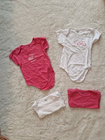 Lot 4 bodies 12 mois