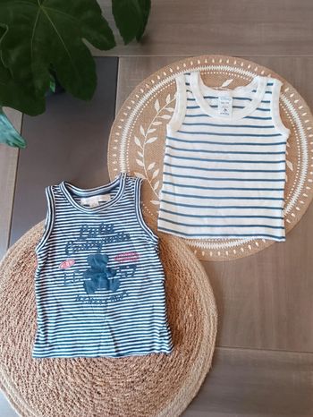 🐼 Lot débardeurs taille 6-9mois