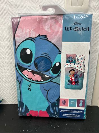 Parure Housse De Couette Lilo And Stitch En Coton