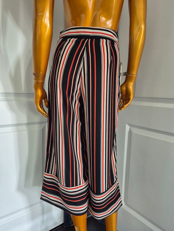Pantalon Femme Noir à rayures Taille S/36 - photo numéro 2