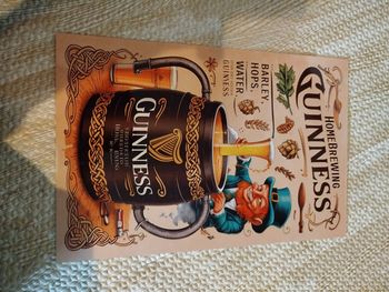 Plaque publicitaire motif guiness neuf 