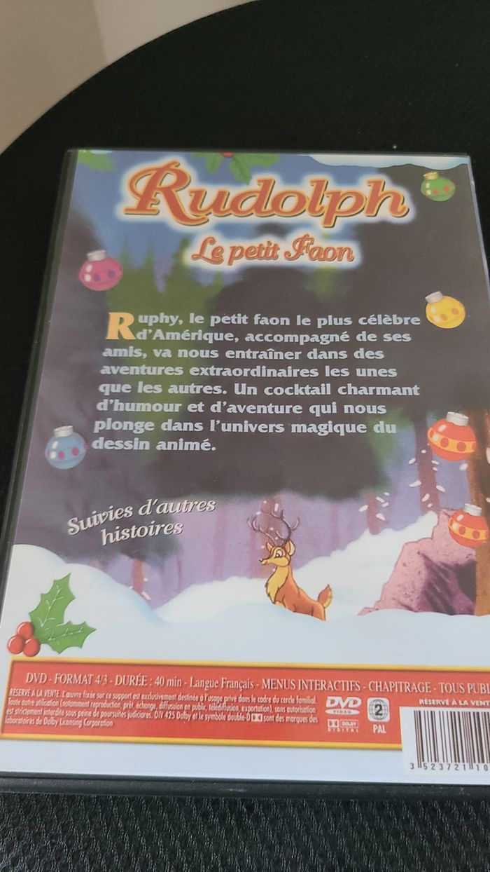 DVD RUDOLPH LE PETIT FAON - NOEL VIDEO - photo numéro 3
