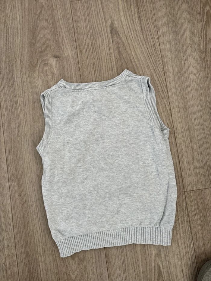 Pull sans manche col V - photo numéro 3