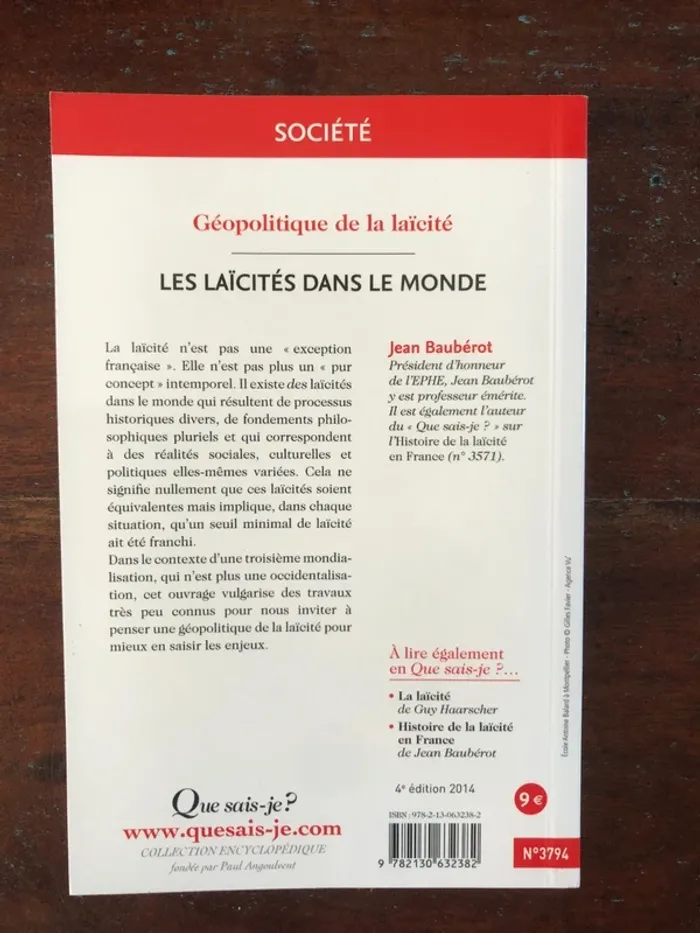 Livre "Les laïcités dans le monde" de Jean Baubérot - photo numéro 2