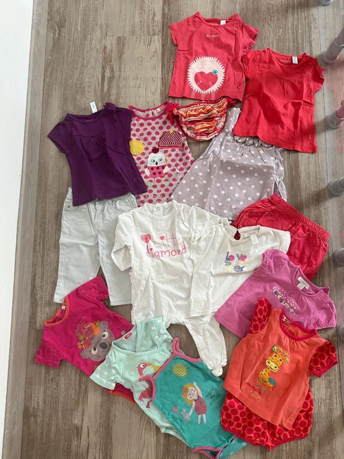 Lot vêtements fille 6 mois