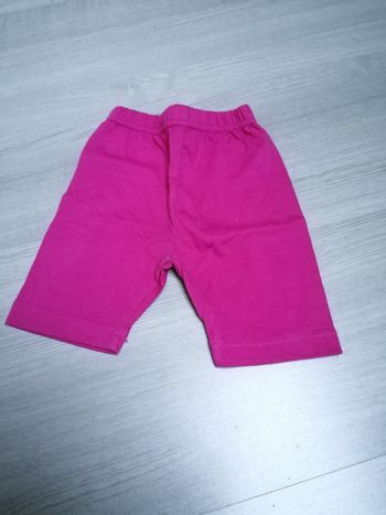 Pantacourt rose 6 mois