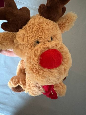 Peluche renne bouillotte micro ondes