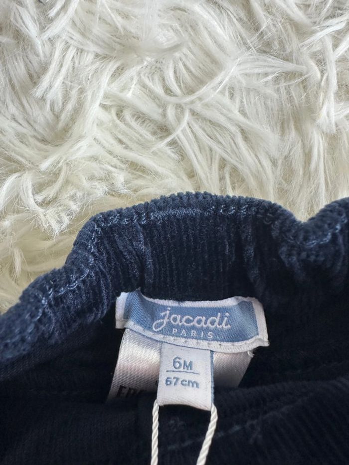 Pantalon velours marine taille 6 mois Jacadi - photo numéro 3