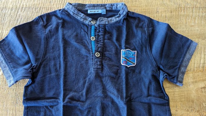 Lot de 3 tee-shirts tons bleu et gris en 10 ans - photo numéro 3