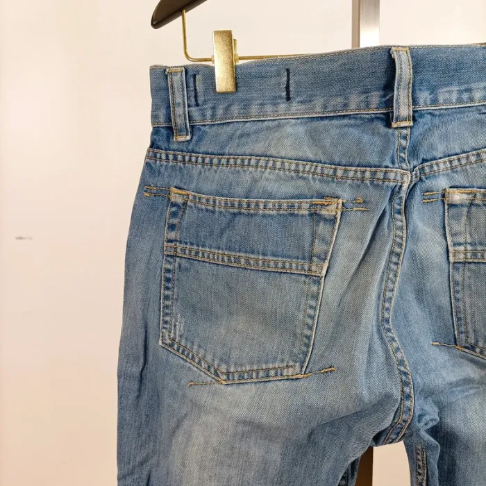 Short en jean denim bleu taille 42 estimée A868 - photo numéro 8