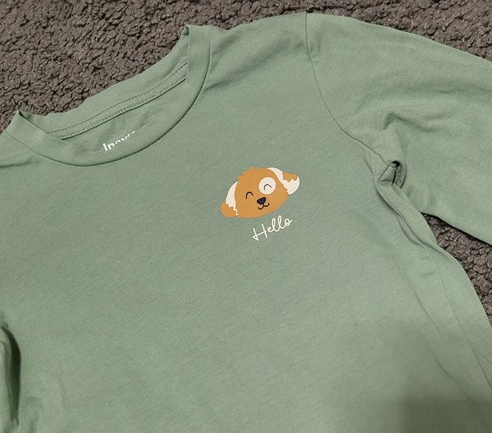 Lots 24/36mois garçon 🤎 T-shirt et short vert - photo numéro 3
