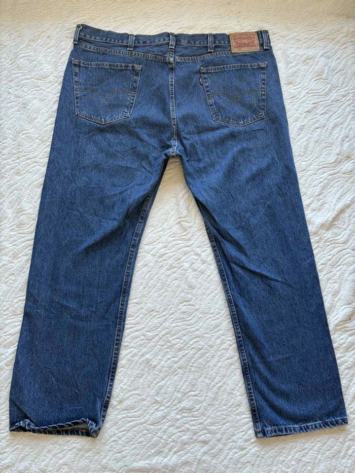 Jean Levi’s 505 3XL/56 L29 homme grande taille Mexico bleu brut taille haute relaxed fit droit - photo numéro 11