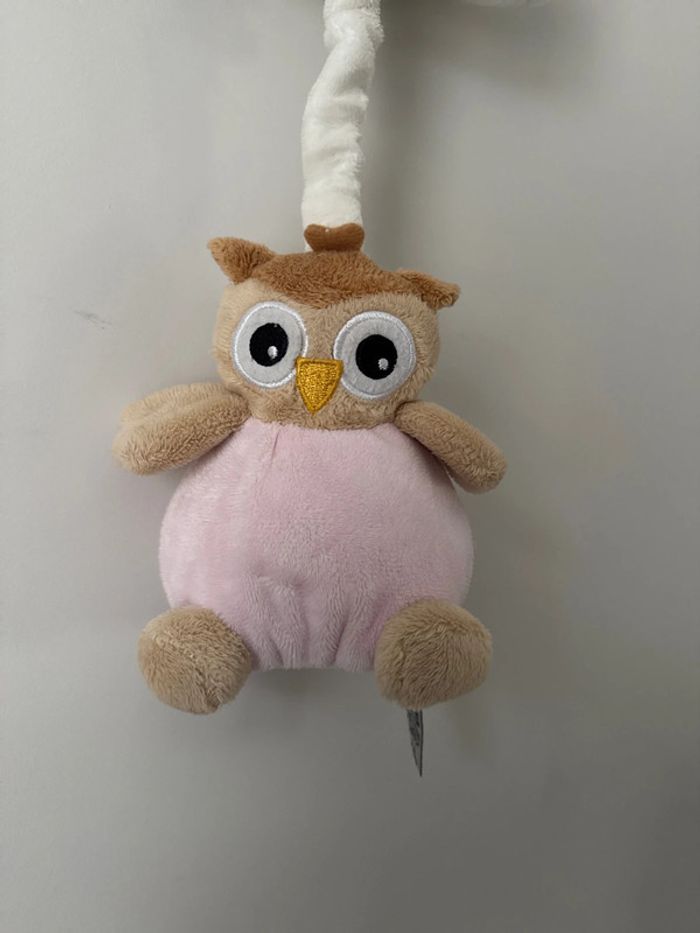 🧸 mobile musical transportable  my Teddy- bébé fille - hibou nuage - transportable - très bon état - photo numéro 2