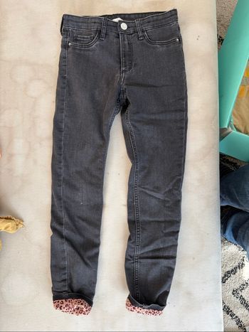Jeans noir doublé 122
