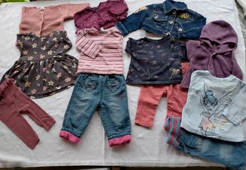 Lot 4 ensembles filles 6 mois Demi saison hiver