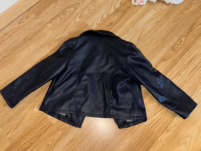 Veste similicuir enfant fille taille 4 ans - photo numéro 4