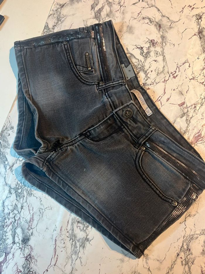 Short jean noir délavé Jennyfer neuf