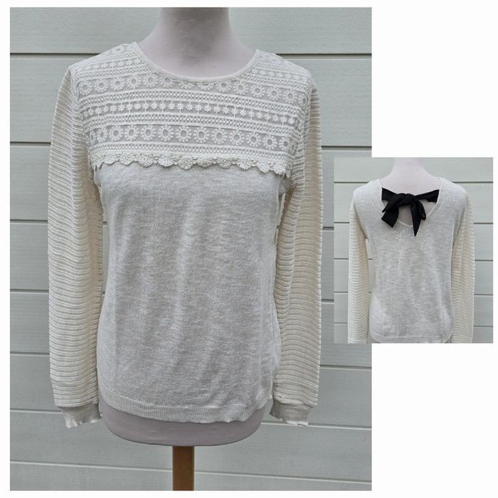 Pull fin dentelle bohème Ladyblush Taille S